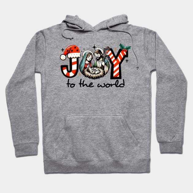 Joy to the world Hoodie by MZeeDesigns